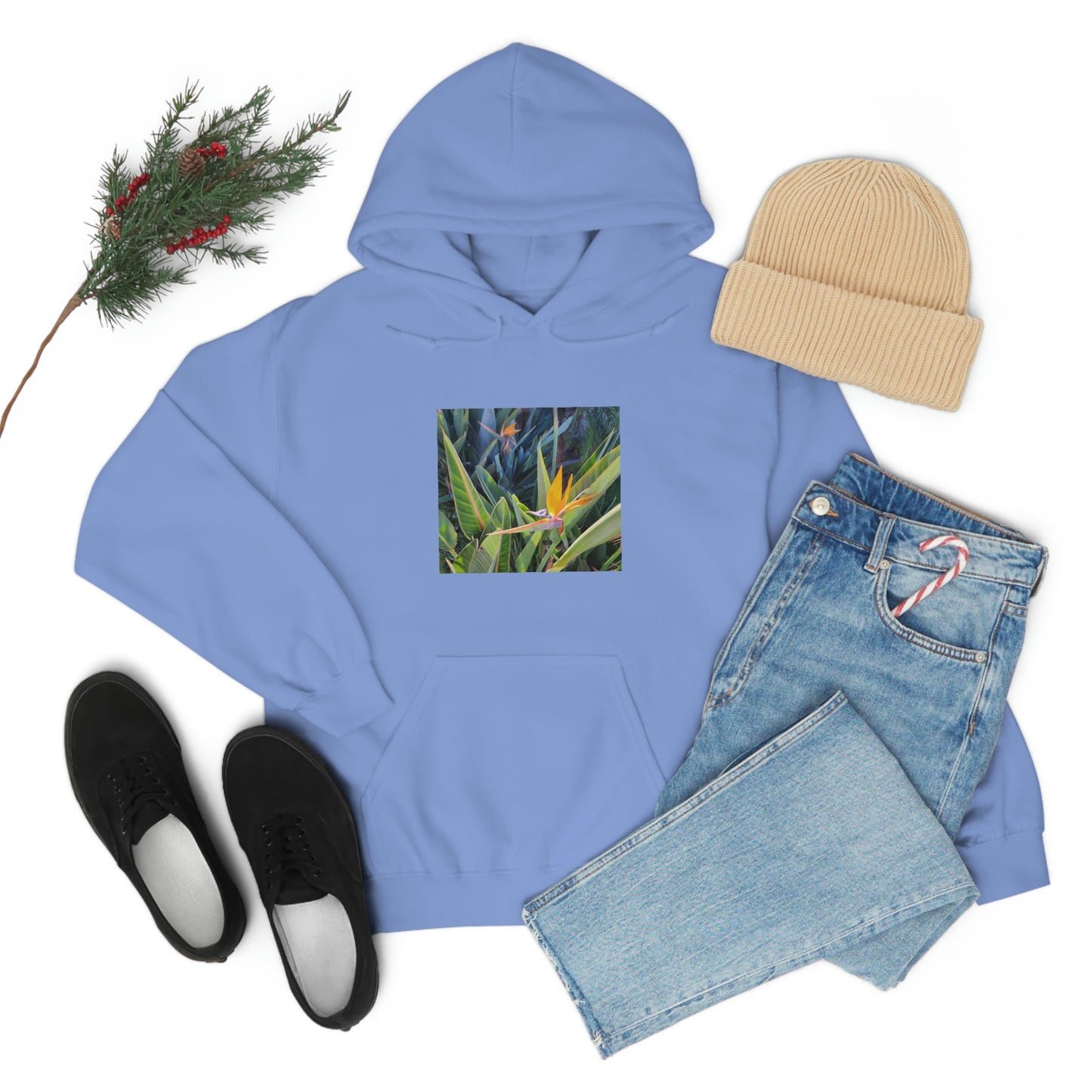 Island Style Bird of Paradise Unisex Heavy Blend™ Hooded Sweatshirt