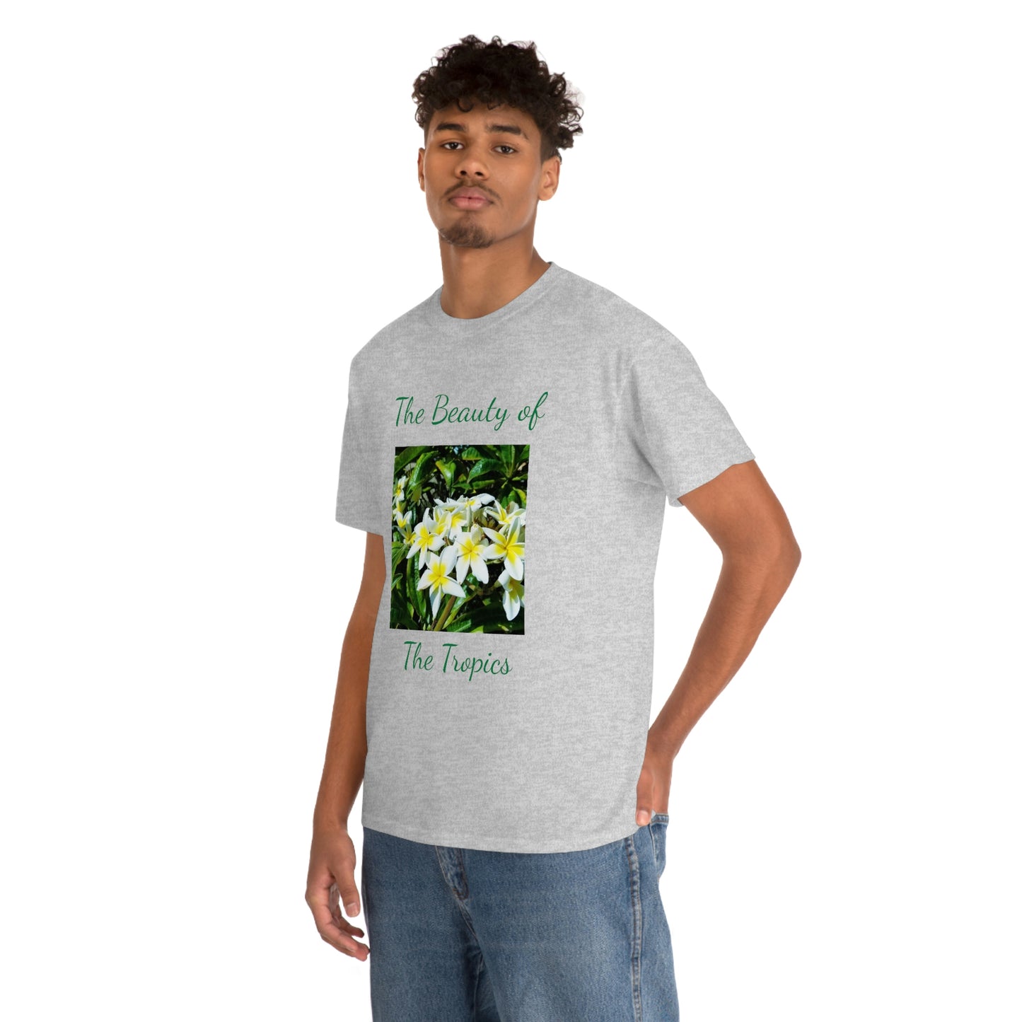 Islander Plumeria Unisex Heavy Cotton Tee