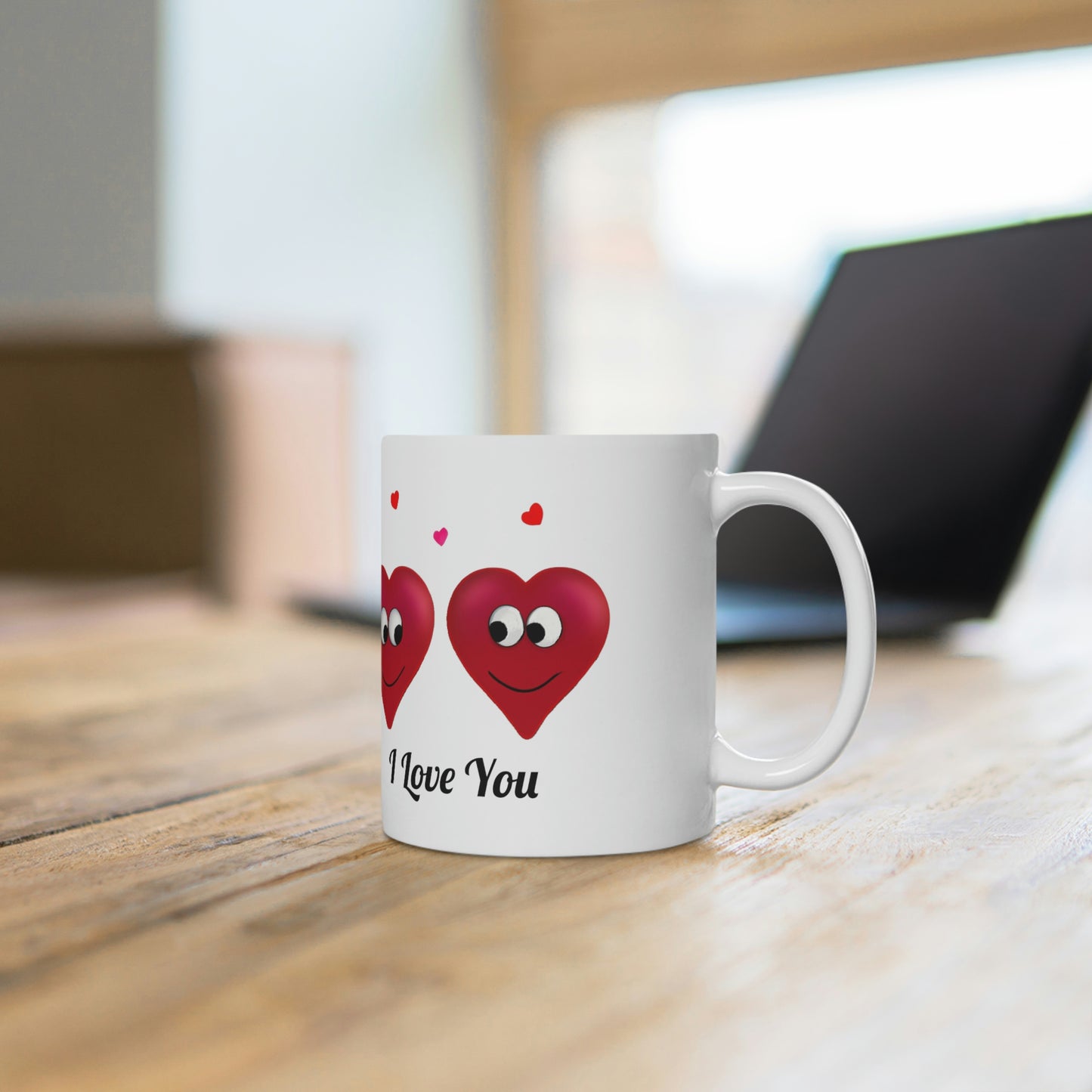 Valentine's "I Love You" Ceramic Mug, 11oz and 15oz