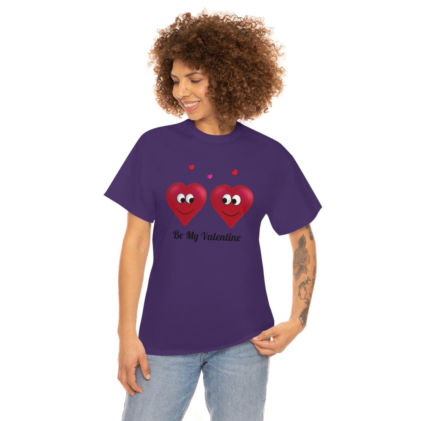 Valentine's "Be My Valentine" Unisex Heavy Cotton Tee