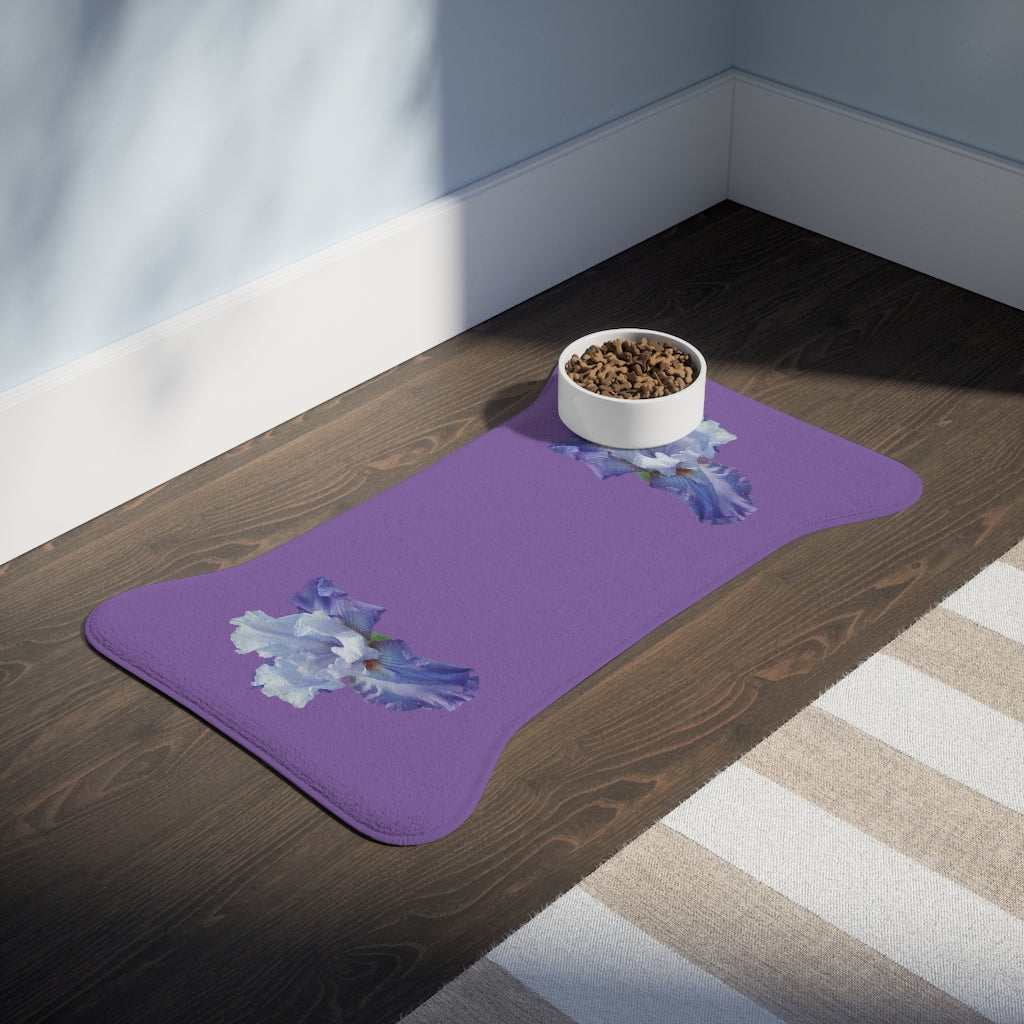 Floral "Iris" Pet Feeding Mats