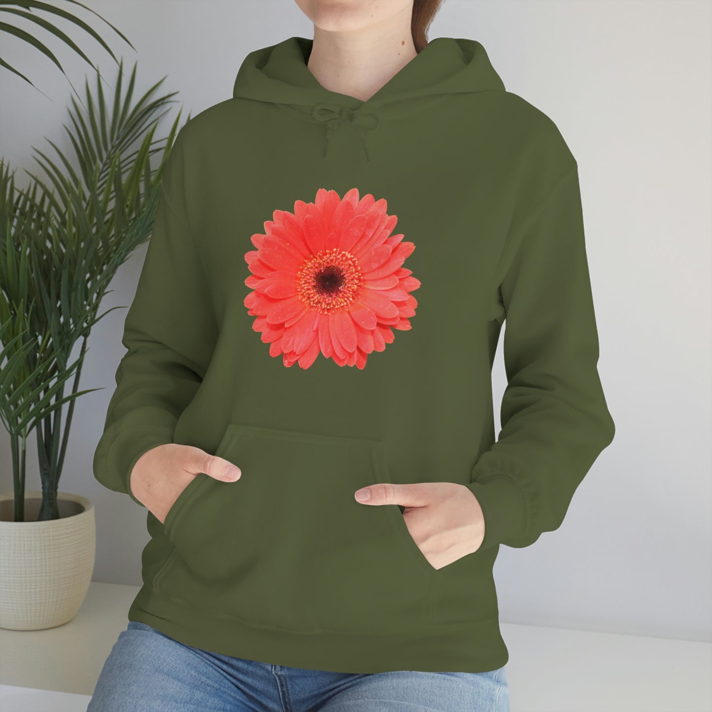 Floral Unisex Heavy Blend™ Hooded Sweatshirt