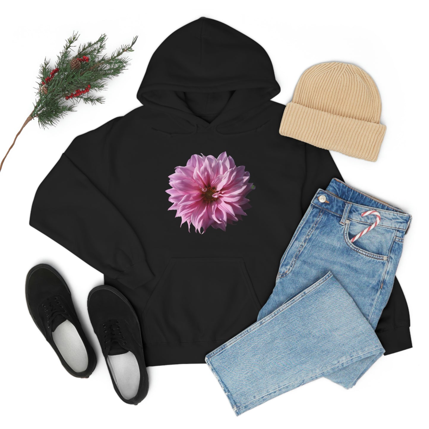 Floral Unisex Heavy Blend™ Hooded Sweatshirt