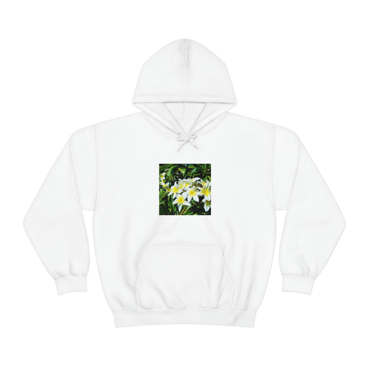 Islander Plumeria Unisex Heavy Blend™ Hooded Sweatshirt