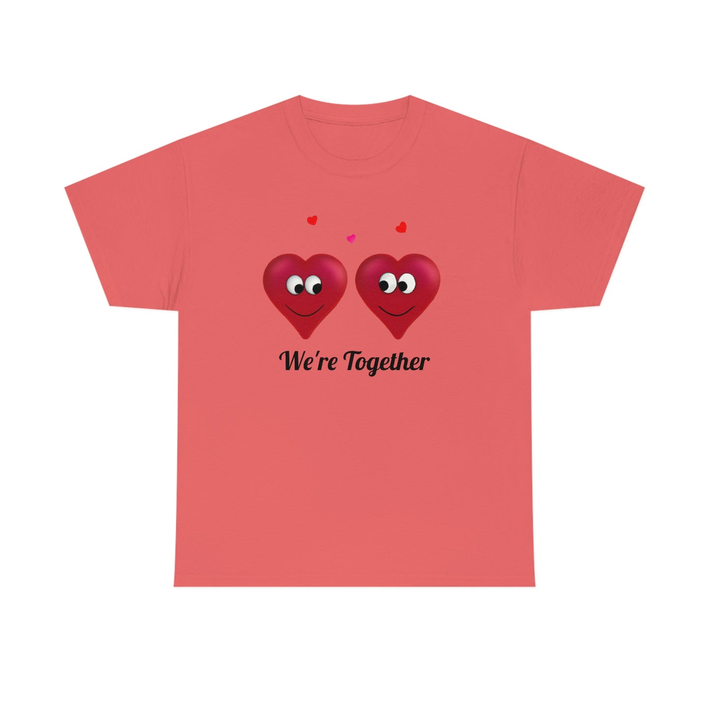 Valentine's "We're Together" Unisex Heavy Cotton Tee