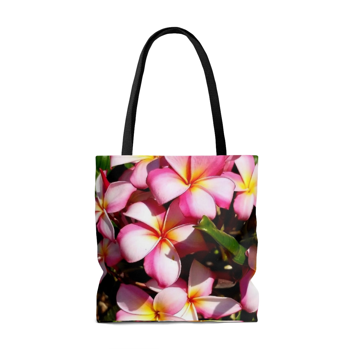 Islander Style Pink Plumeria Tote Bag by Lola