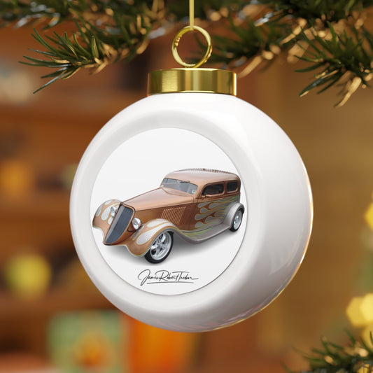 Hotrods Christmas Ball Ornament