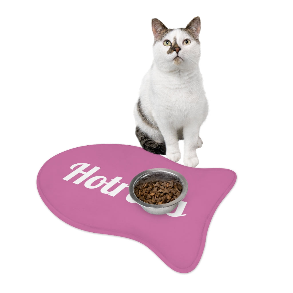 Hotrods Pet Feeding Mats - White print