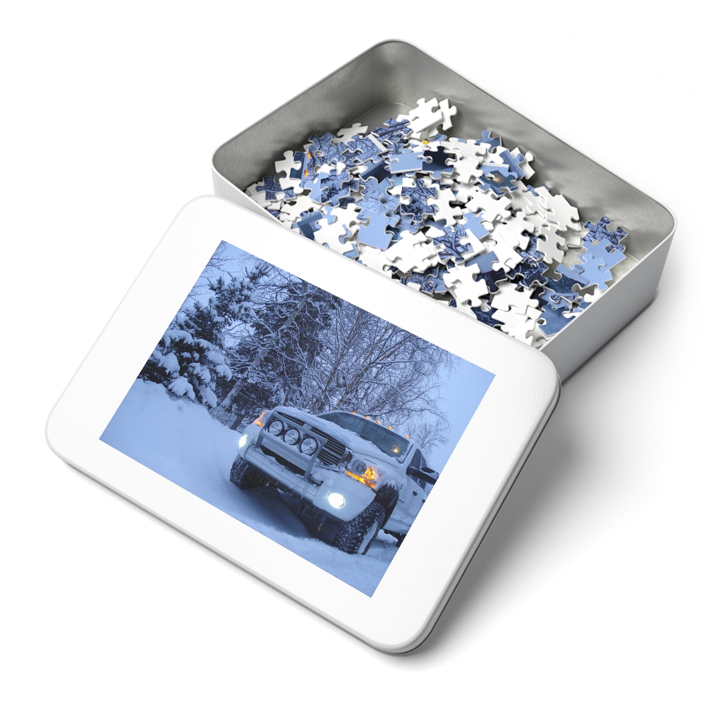 Snow Truck Jigsaw Puzzle (30, 110, 252, 500,1000-Piece)