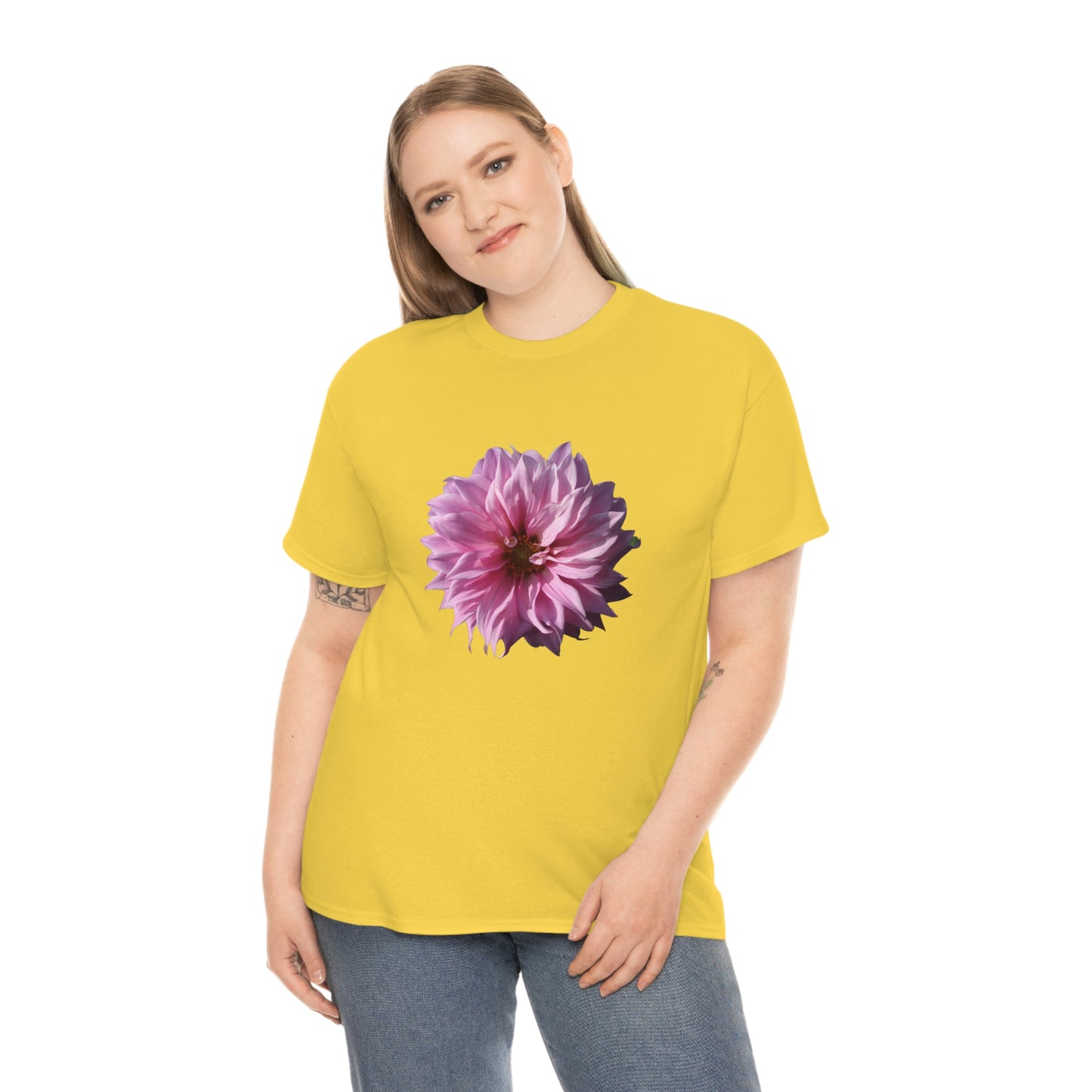 Floral Unisex Heavy Cotton Tee