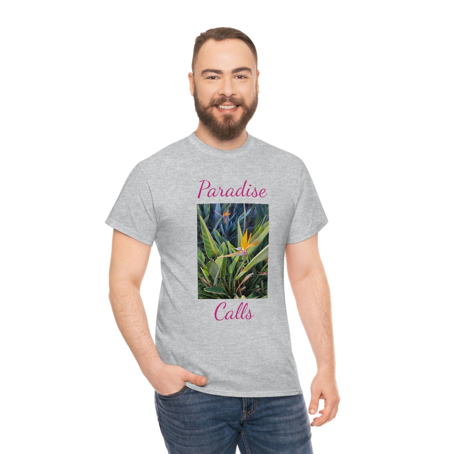 Islander Bird of Paradise Unisex Heavy Cotton Tee