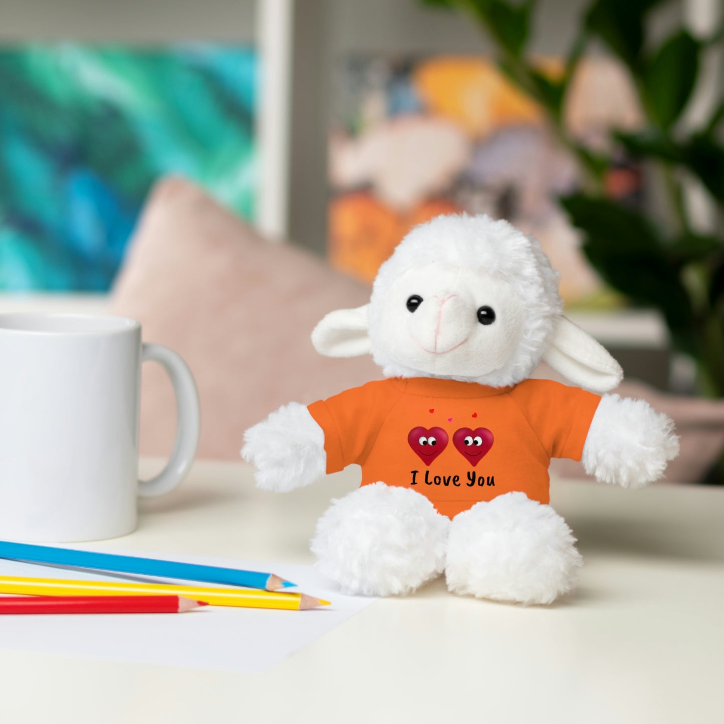 Valentine's "I Love You" Stuffed Animals with Tee