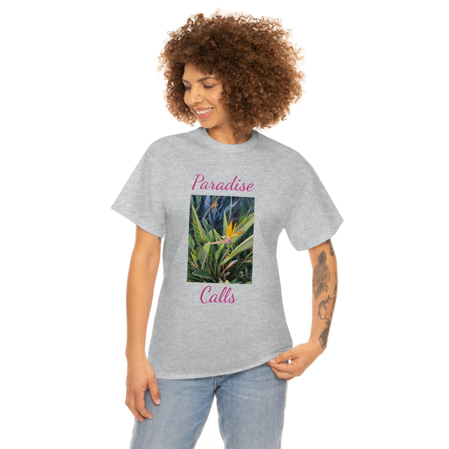 Islander Bird of Paradise Unisex Heavy Cotton Tee