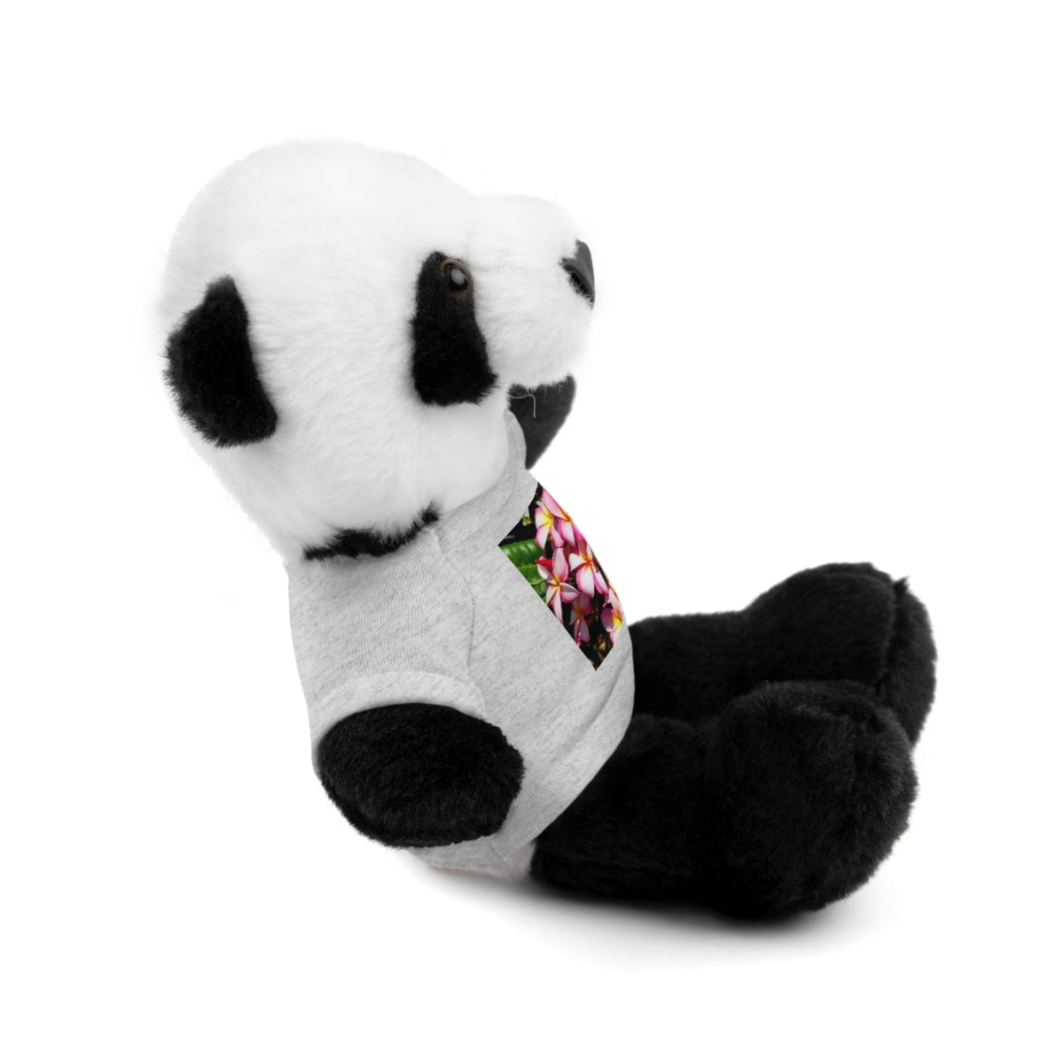 Island Style Striped Plumeria  Stuffed Animals with Tee