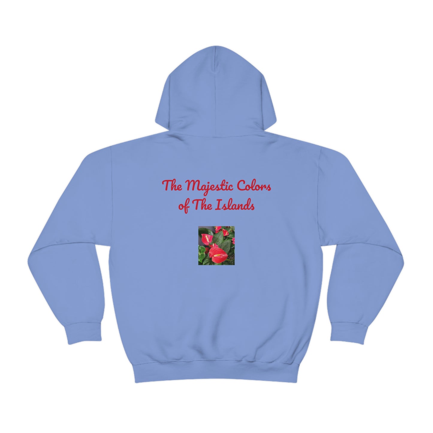 Island Style Anthurium Unisex Heavy Blend™ Hooded Sweatshirt