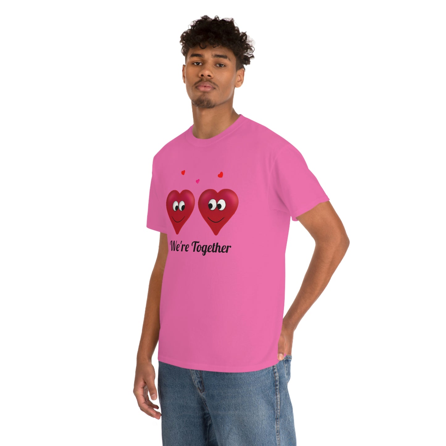 Valentine's "We're Together" Unisex Heavy Cotton Tee