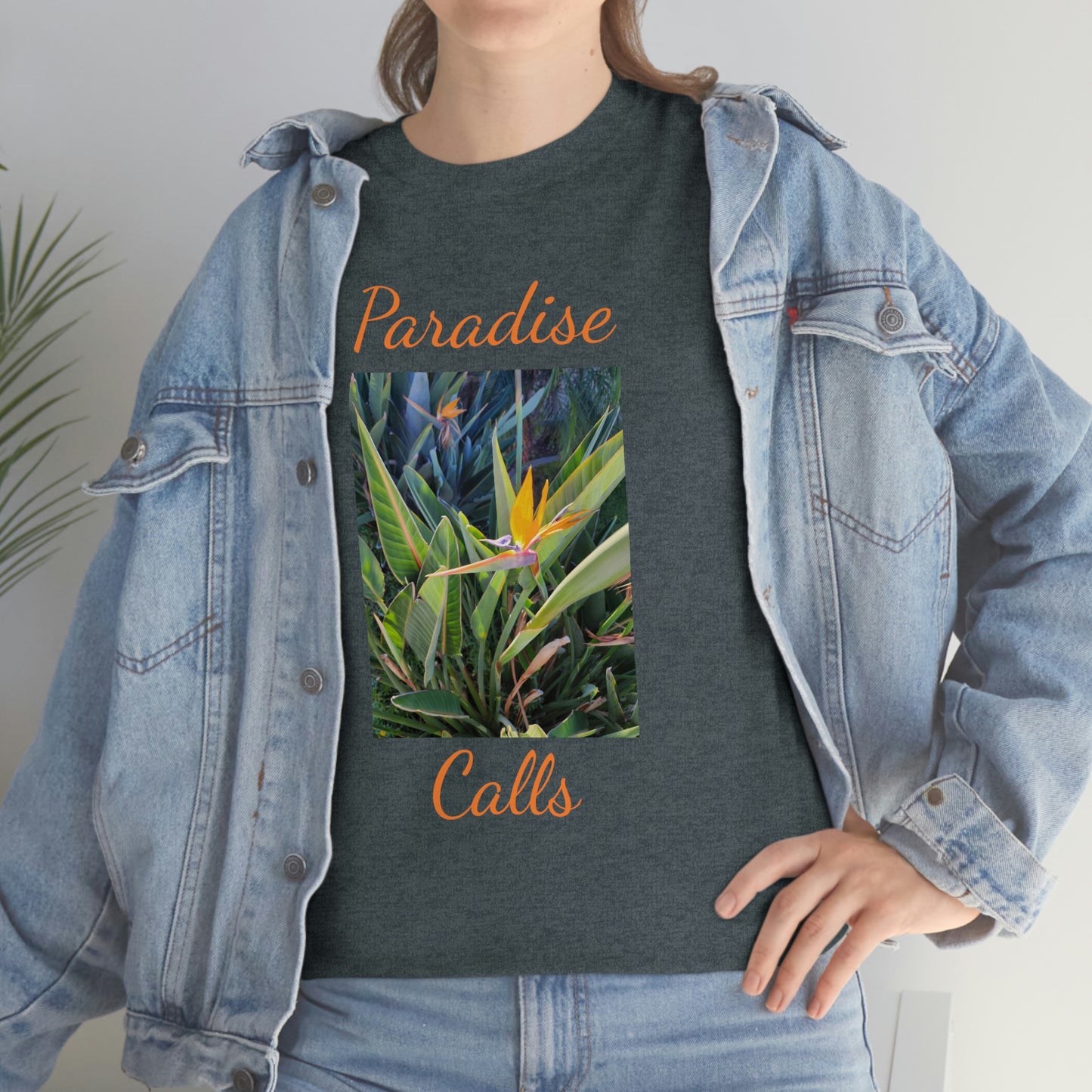 Islander Bird of Paradise Unisex Heavy Cotton Tee