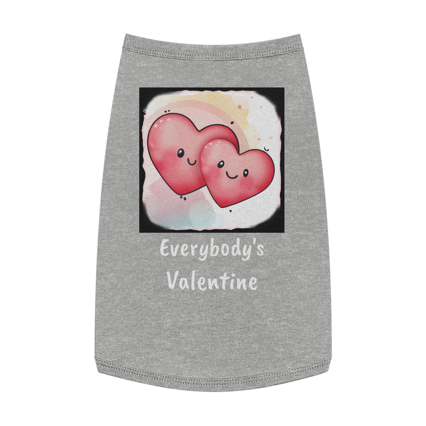 Valentine's Black Pet Tank Top