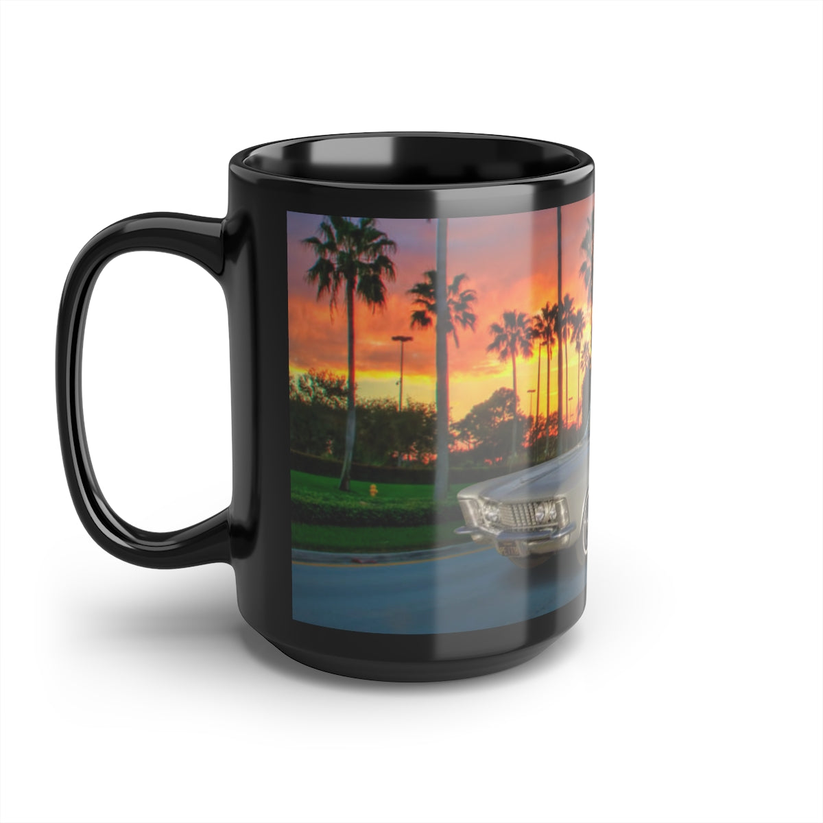 Riviera Black Mug, 15oz