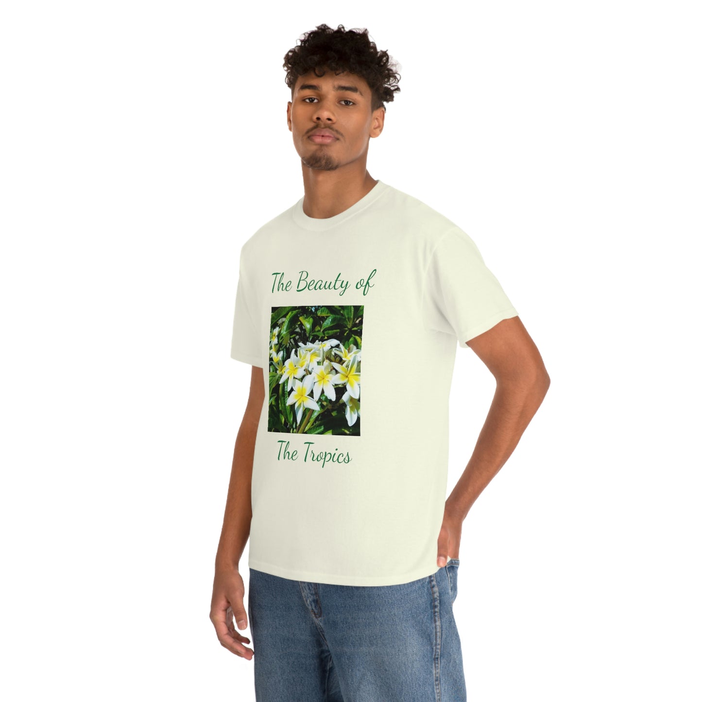 Islander Plumeria Unisex Heavy Cotton Tee