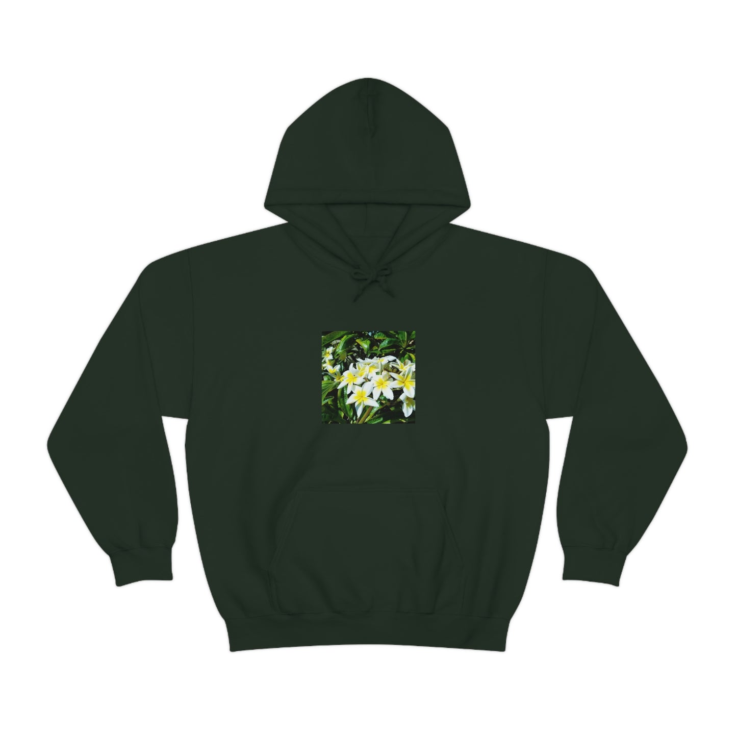 Islander Plumeria Unisex Heavy Blend™ Hooded Sweatshirt