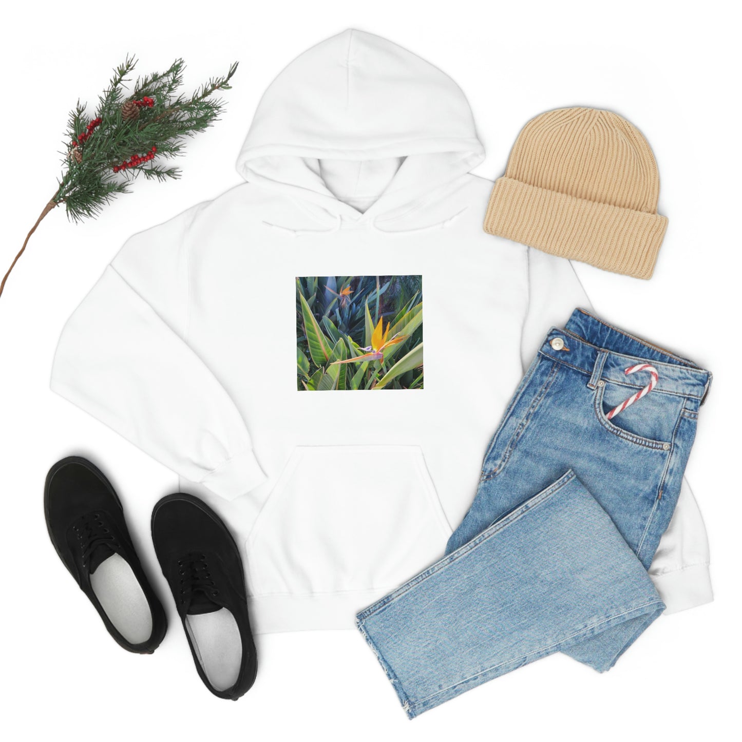 Island Style Bird of Paradise Unisex Heavy Blend™ Hooded Sweatshirt