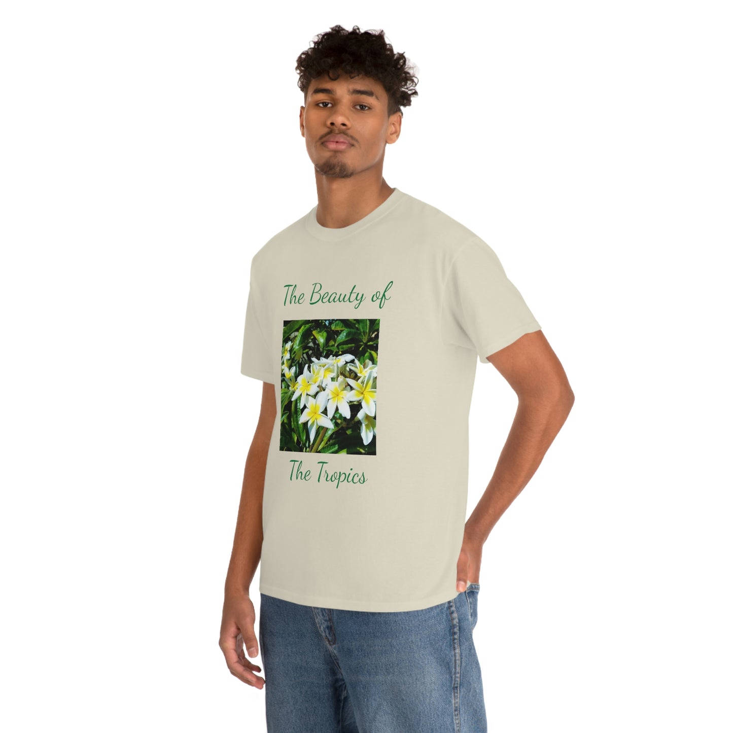 Islander Plumeria Unisex Heavy Cotton Tee