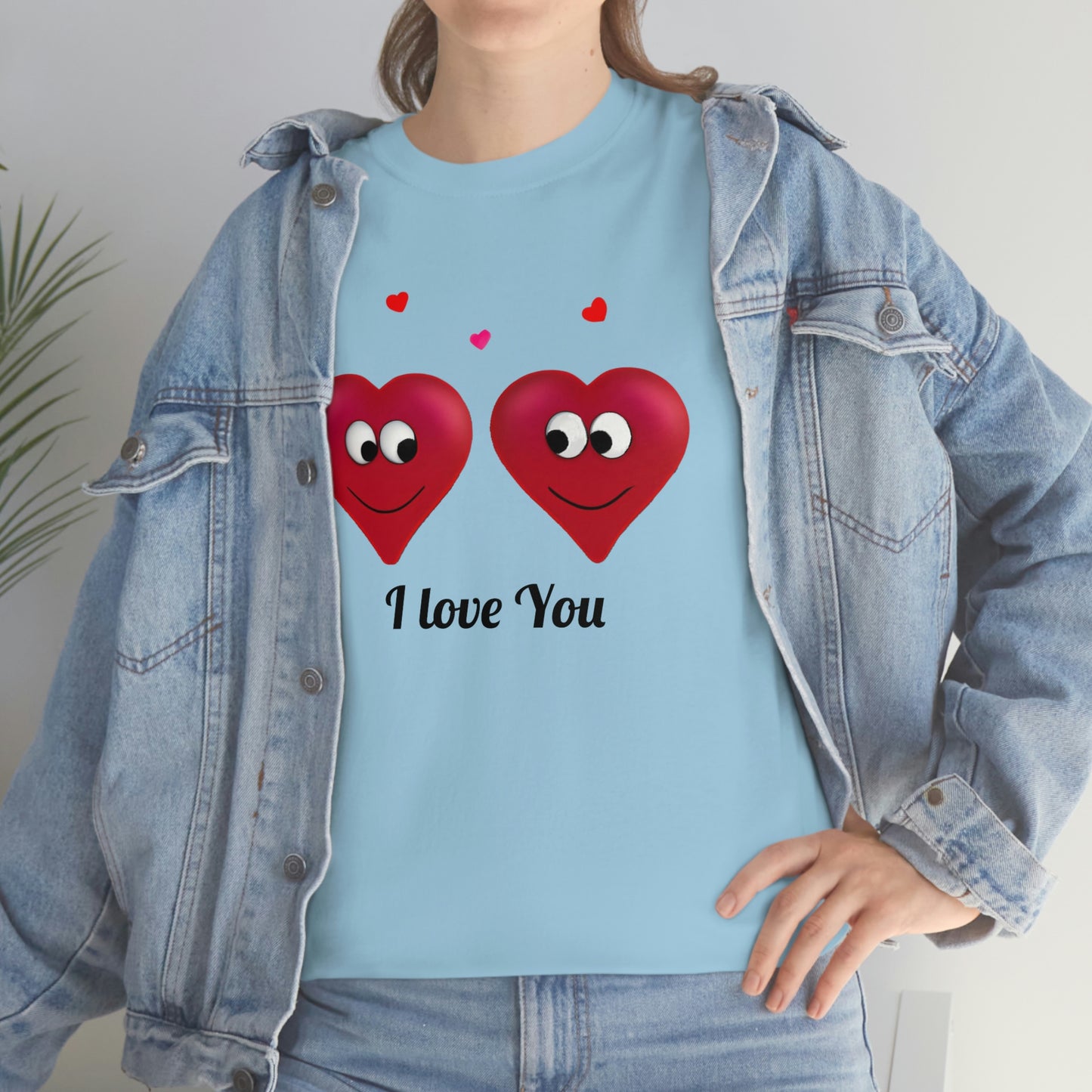 Valentine's "I Love You" Unisex Heavy Cotton Tee