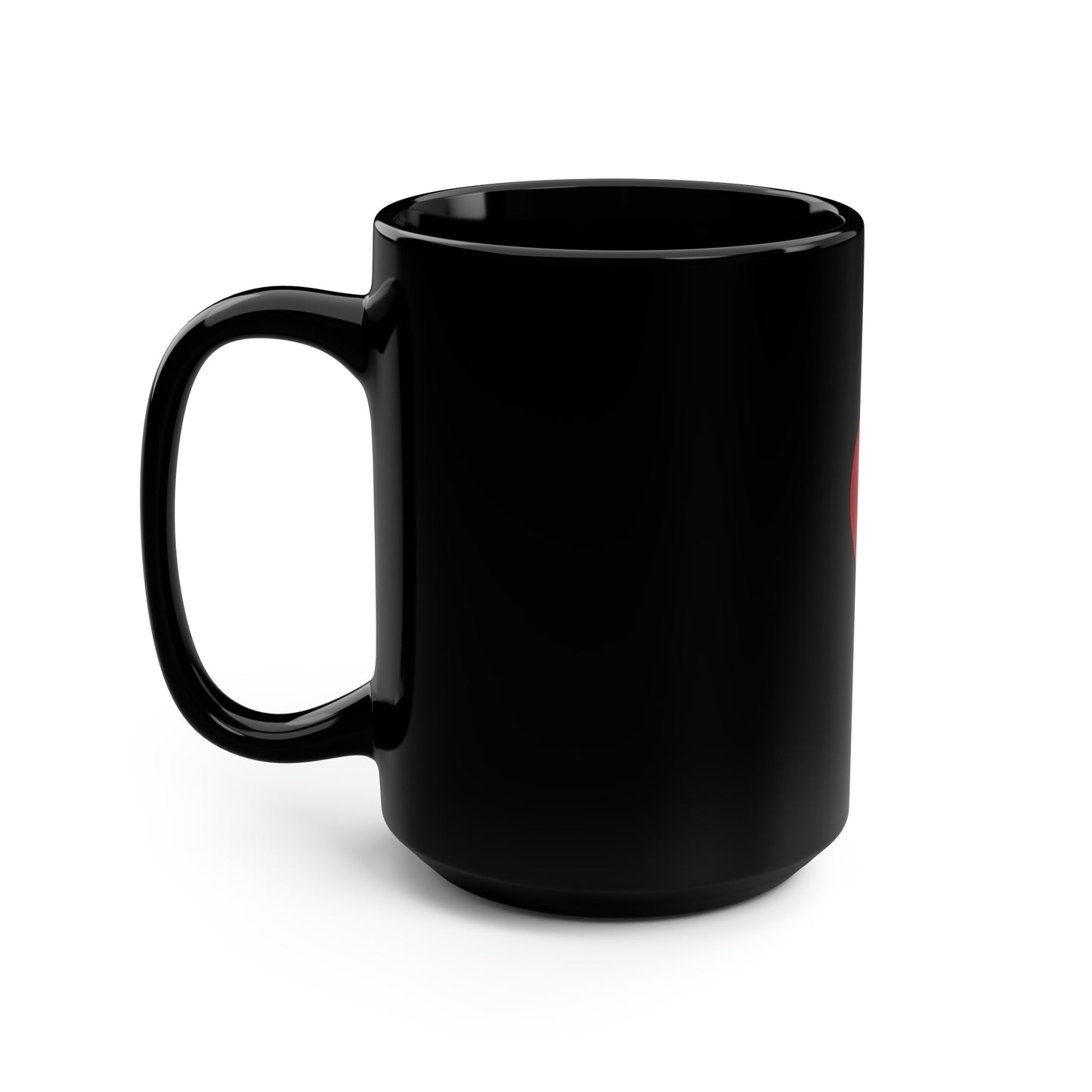 Valentine's "We're Together" Black Mug, 15oz