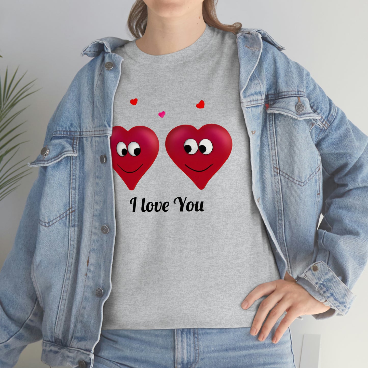 Valentine's "I Love You" Unisex Heavy Cotton Tee