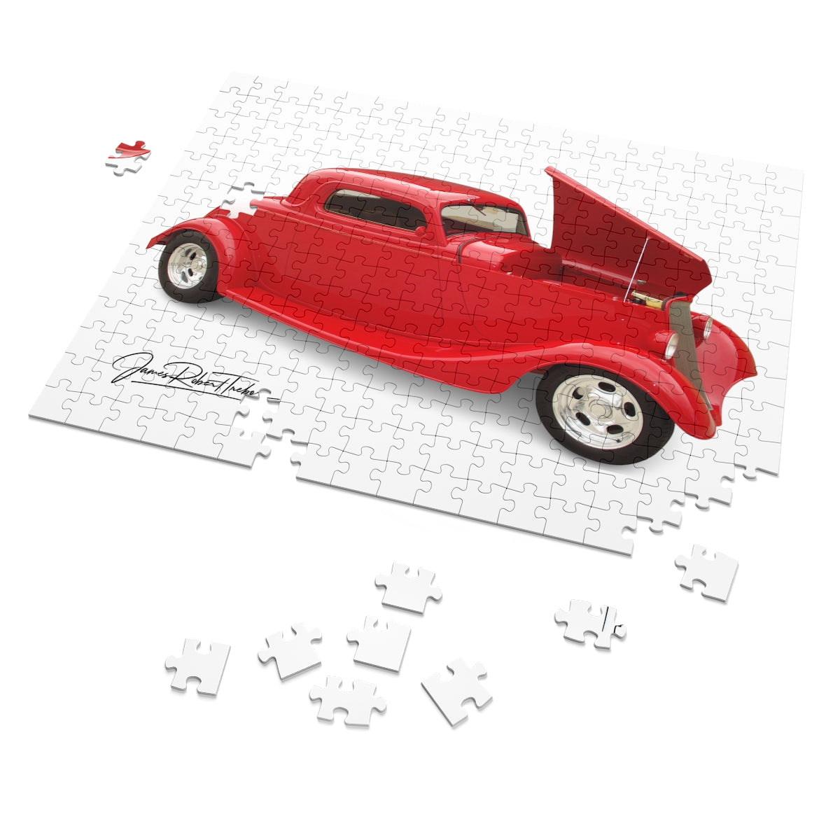 Hotrods 3 Window Coupe Jigsaw Puzzle (252, 500-Piece)