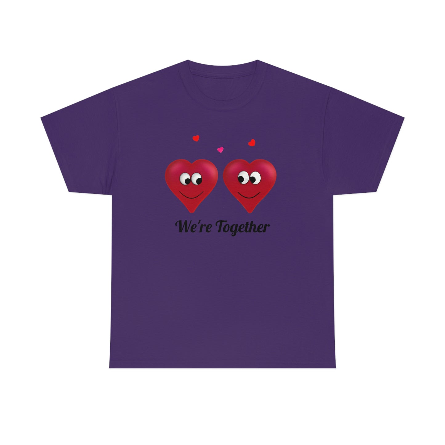 Valentine's "We're Together" Unisex Heavy Cotton Tee