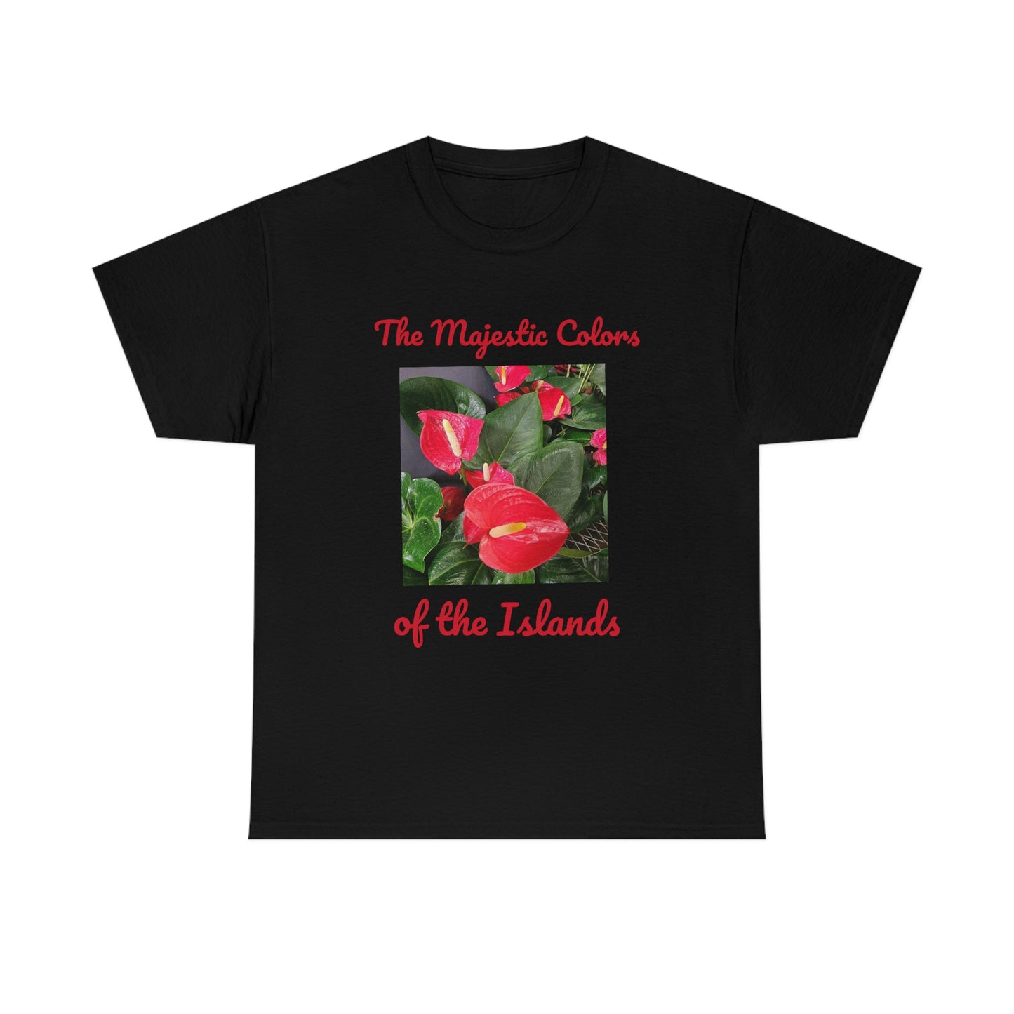 Islander Anthurium Unisex Heavy Cotton Tee