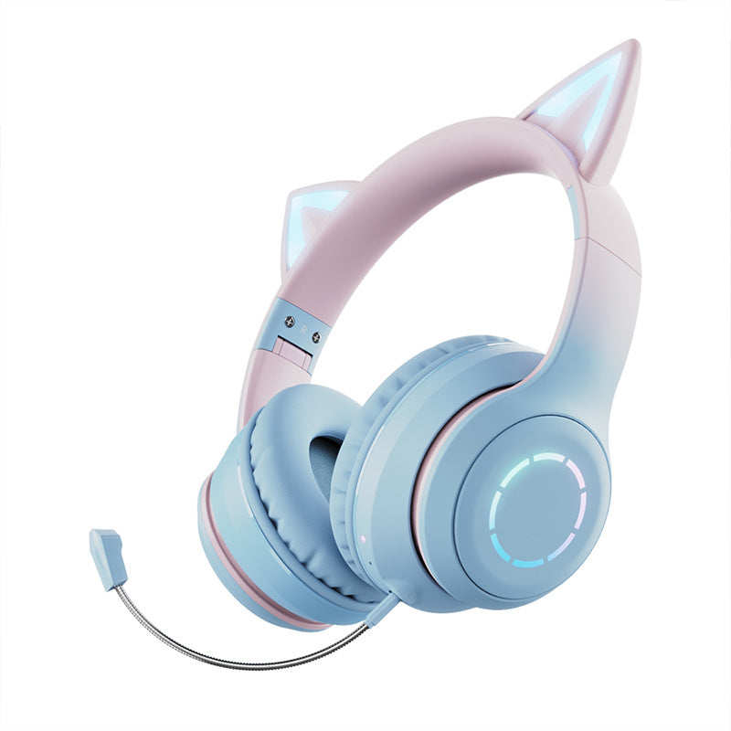 New Cat Ear Luminous Electric Competition Wireless Headphone