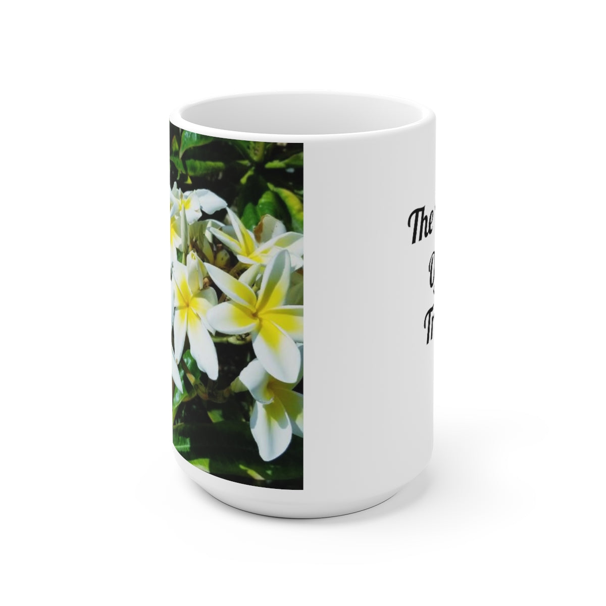 Islander Style Plumeria Ceramic Mug, 11oz and 15oz