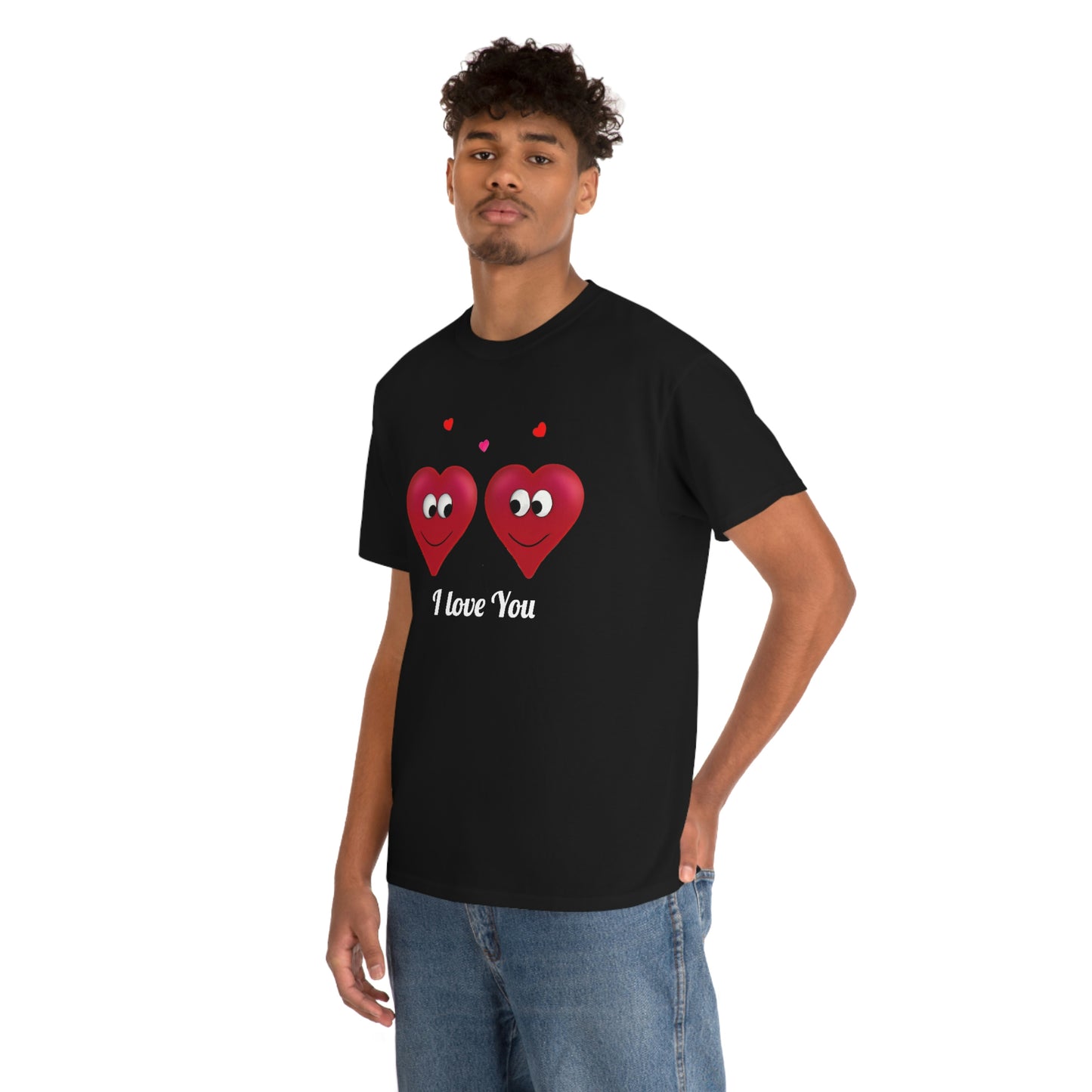 Valentine's "I Love You" Unisex Heavy Cotton Tee