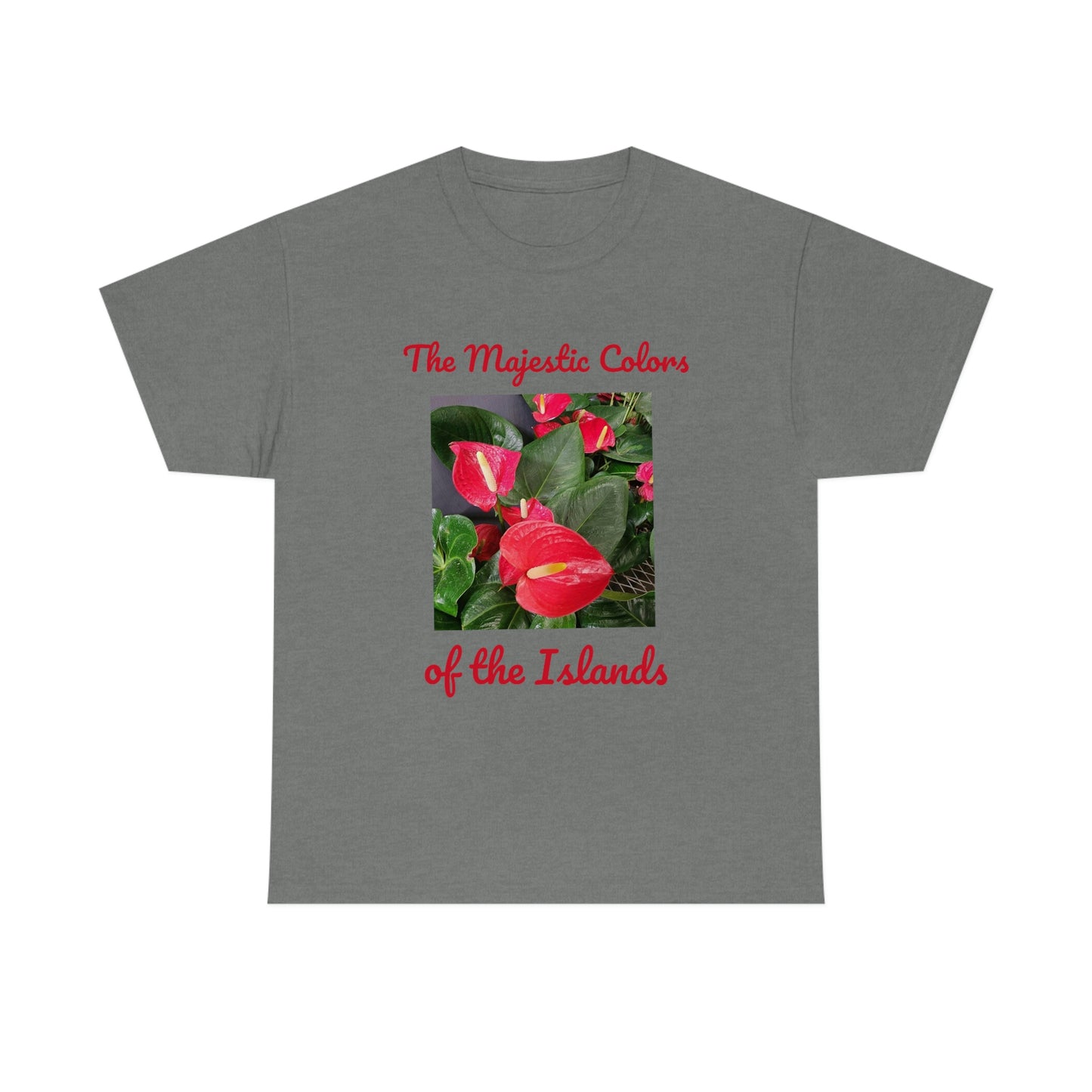 Islander Anthurium Unisex Heavy Cotton Tee