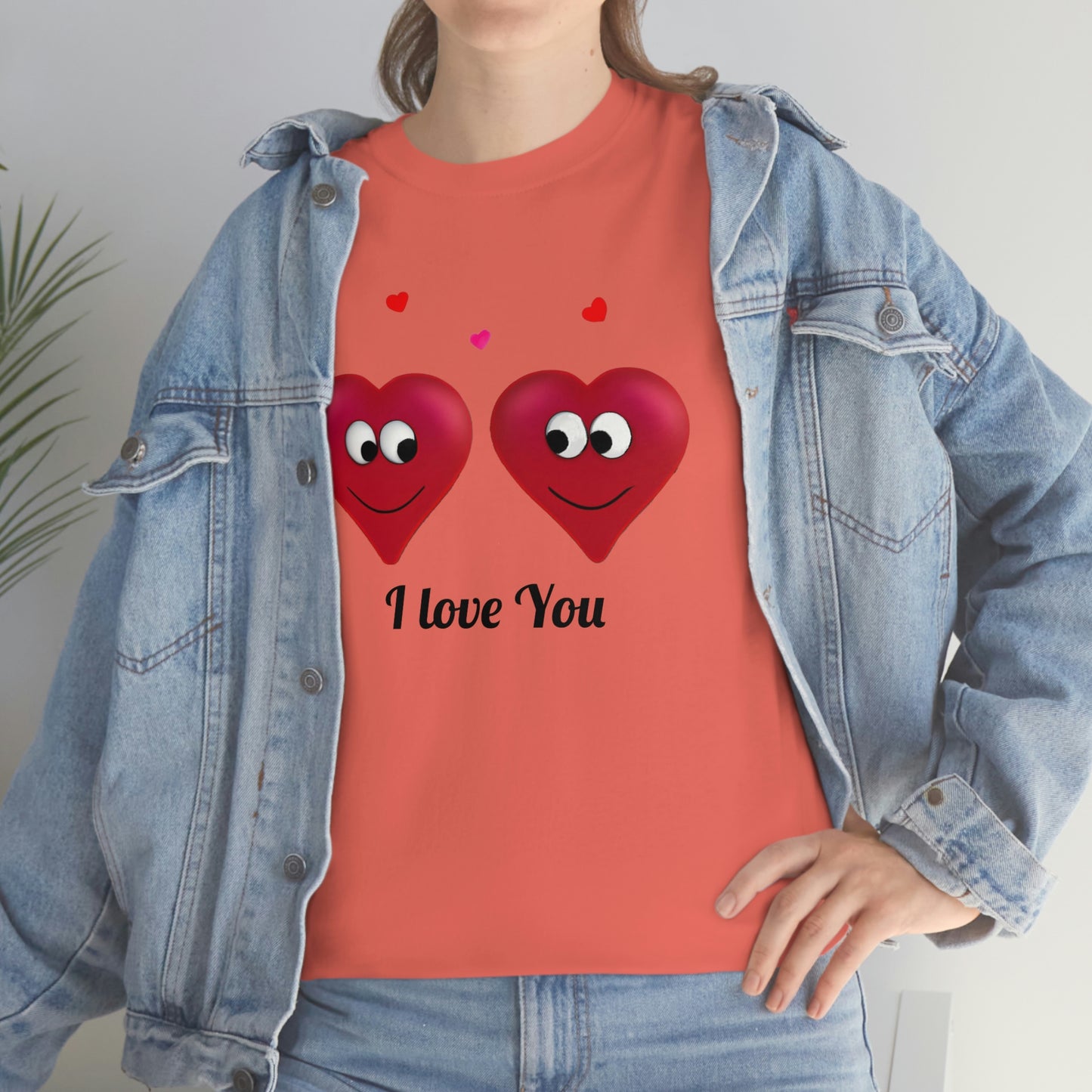 Valentine's "I Love You" Unisex Heavy Cotton Tee