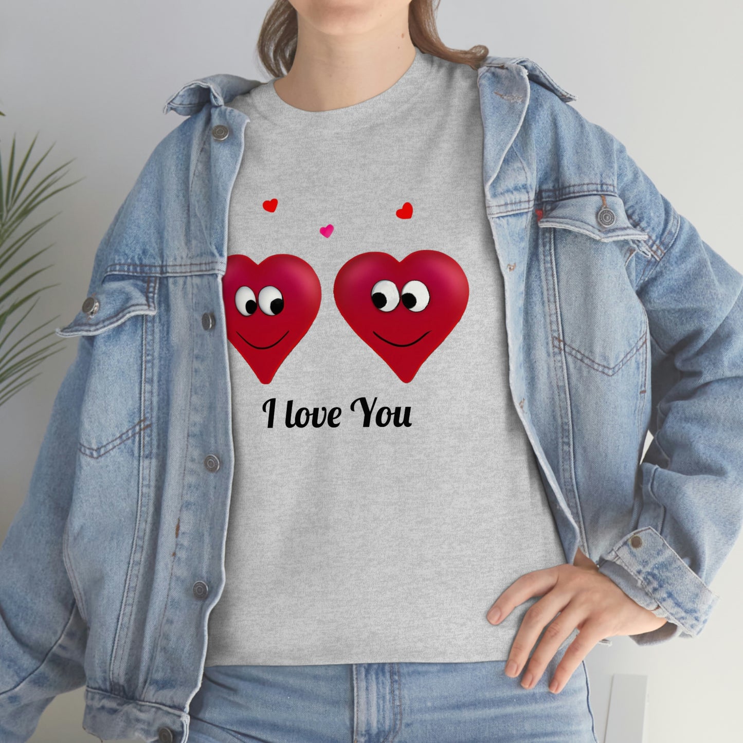 Valentine's "I Love You" Unisex Heavy Cotton Tee