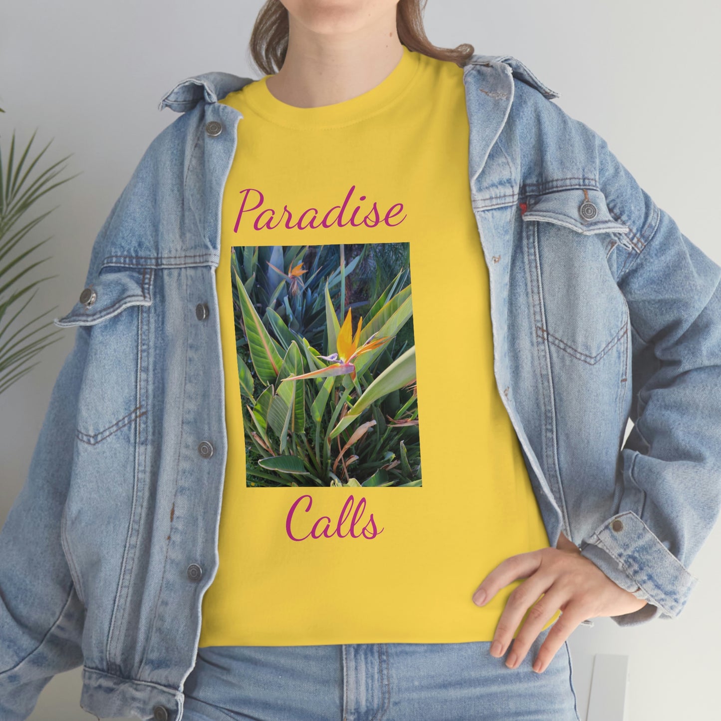 Islander Bird of Paradise Unisex Heavy Cotton Tee