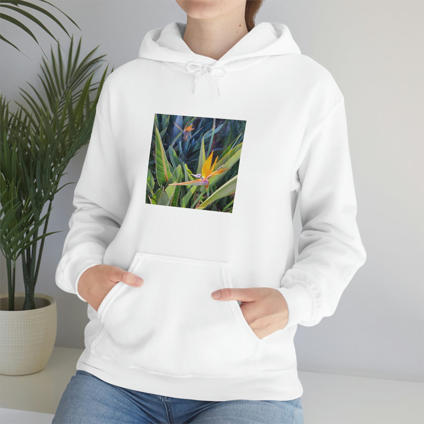 Island Style Bird of Paradise Unisex Heavy Blend™ Hooded Sweatshirt