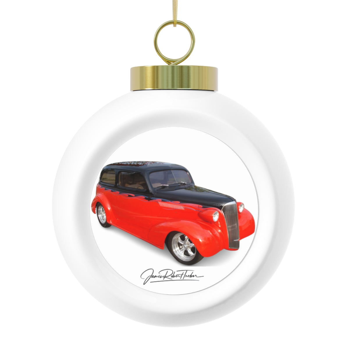 Hotrods Christmas Ball Ornament