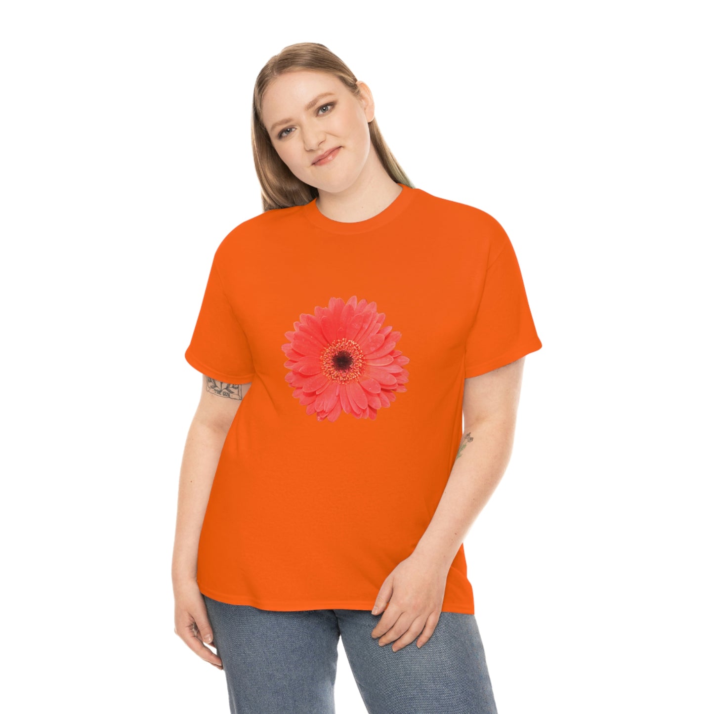 Floral Unisex Heavy Cotton Tee