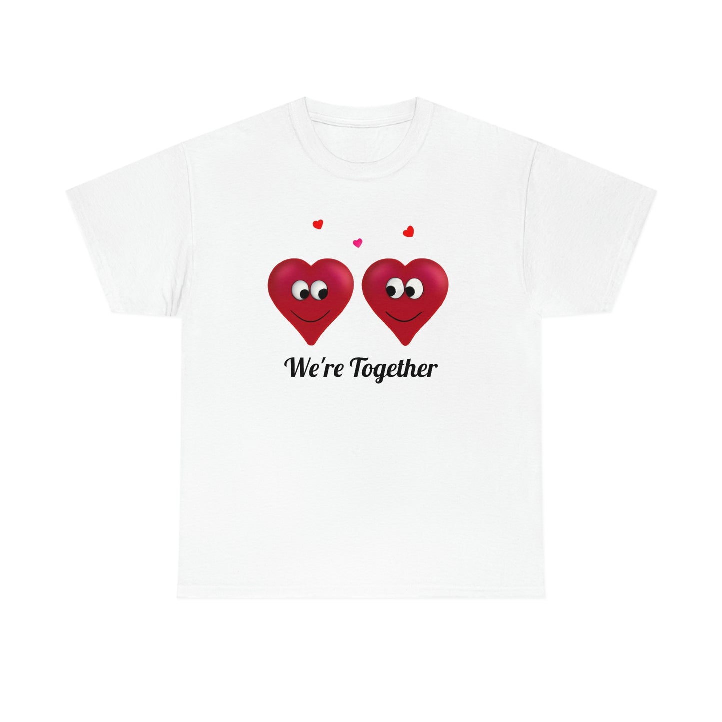 Valentine's "We're Together" Unisex Heavy Cotton Tee