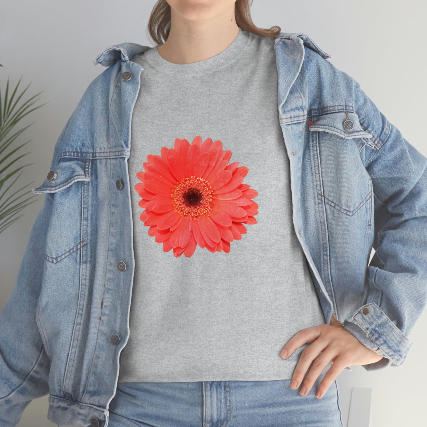 Floral Unisex Heavy Cotton Tee