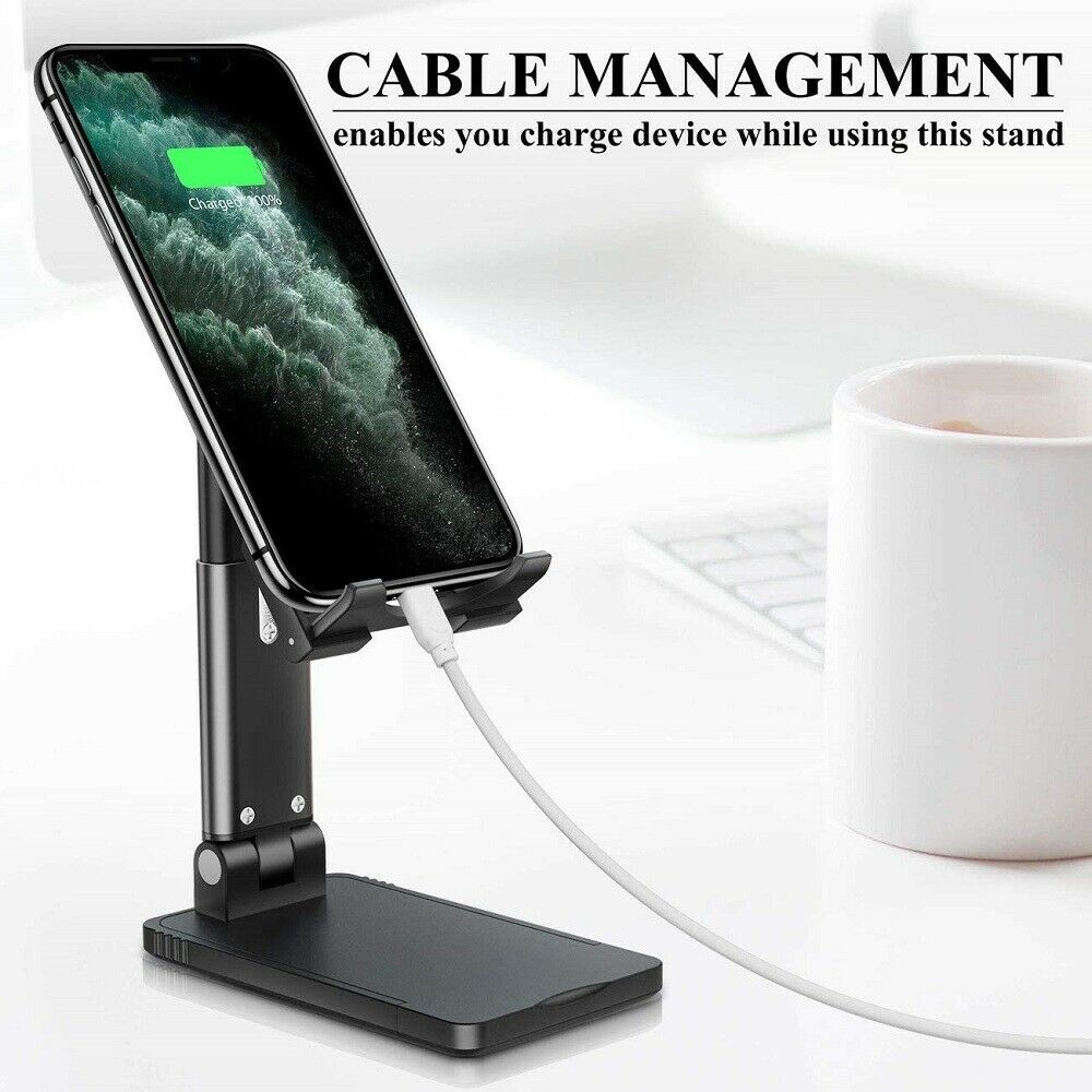 Foldable Extend Support Desk Mobile Phone or Tablet Holder Stand