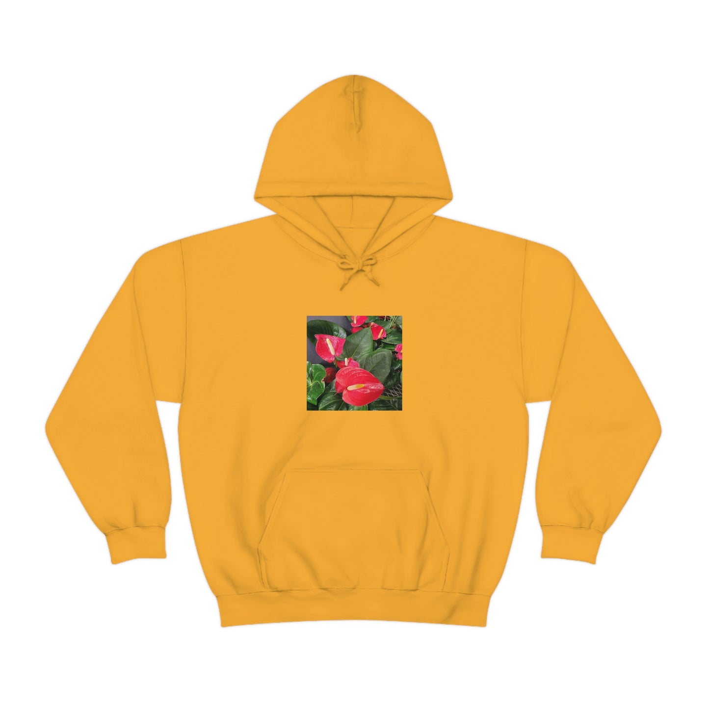 Island Style Anthurium Unisex Heavy Blend™ Hooded Sweatshirt