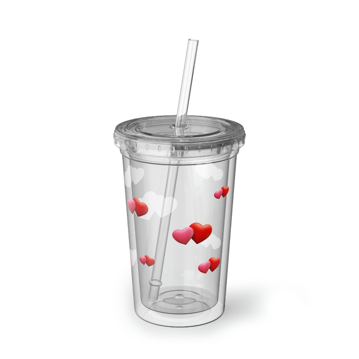 Valentine Hearts Suave Acrylic Cup