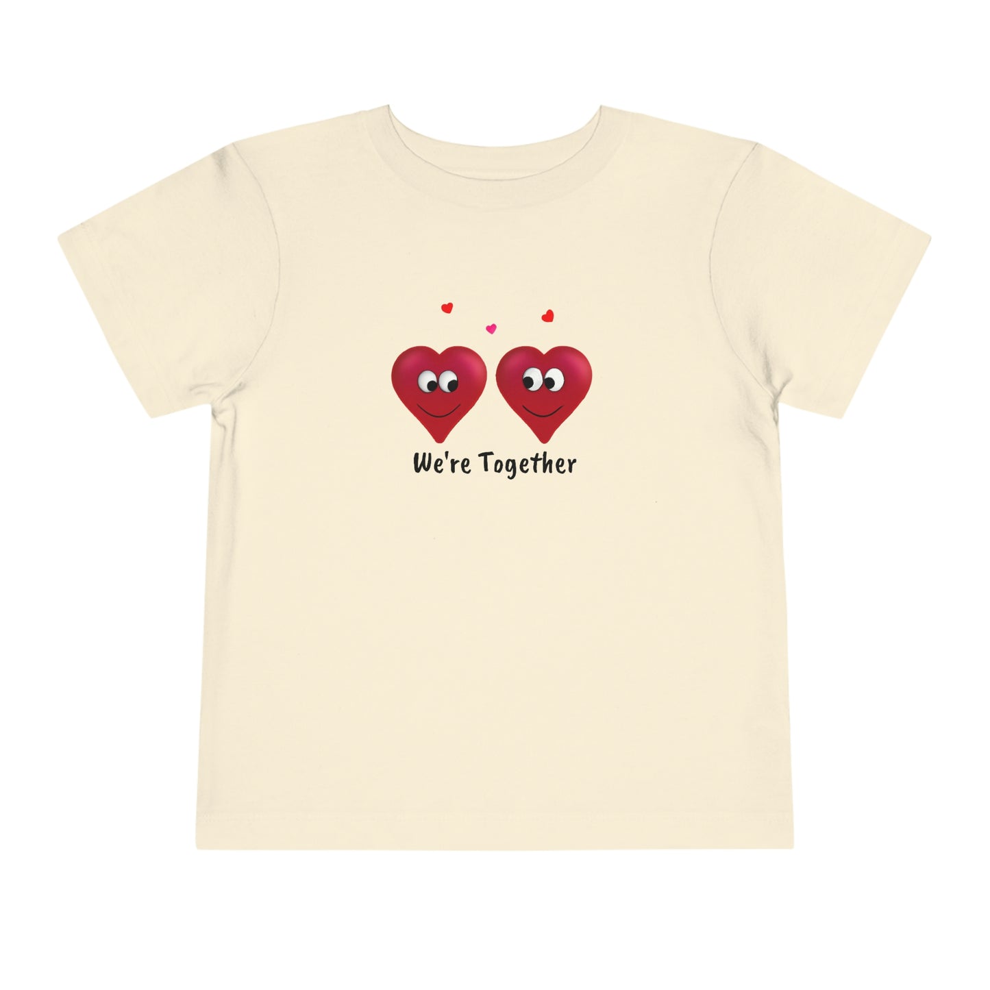 Valentine's "We're Together" Toddler Short Sleeve Tee