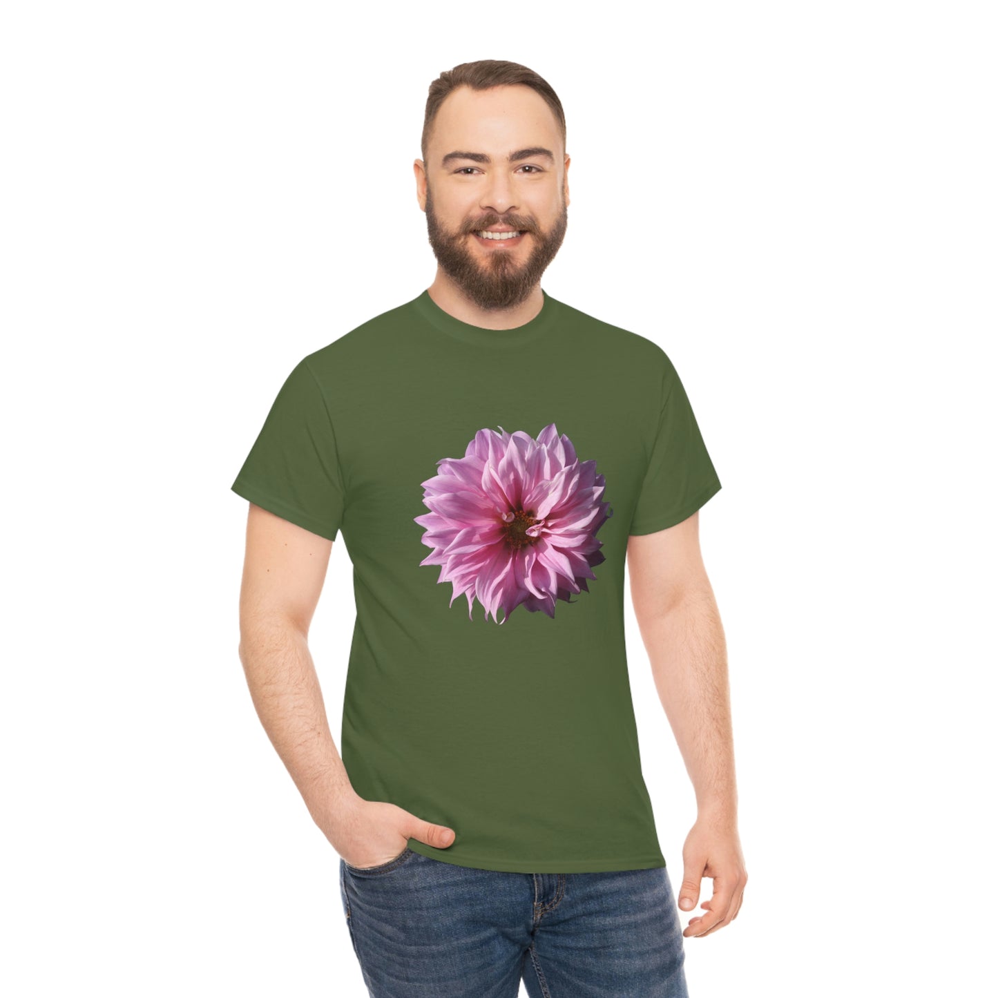 Floral Unisex Heavy Cotton Tee